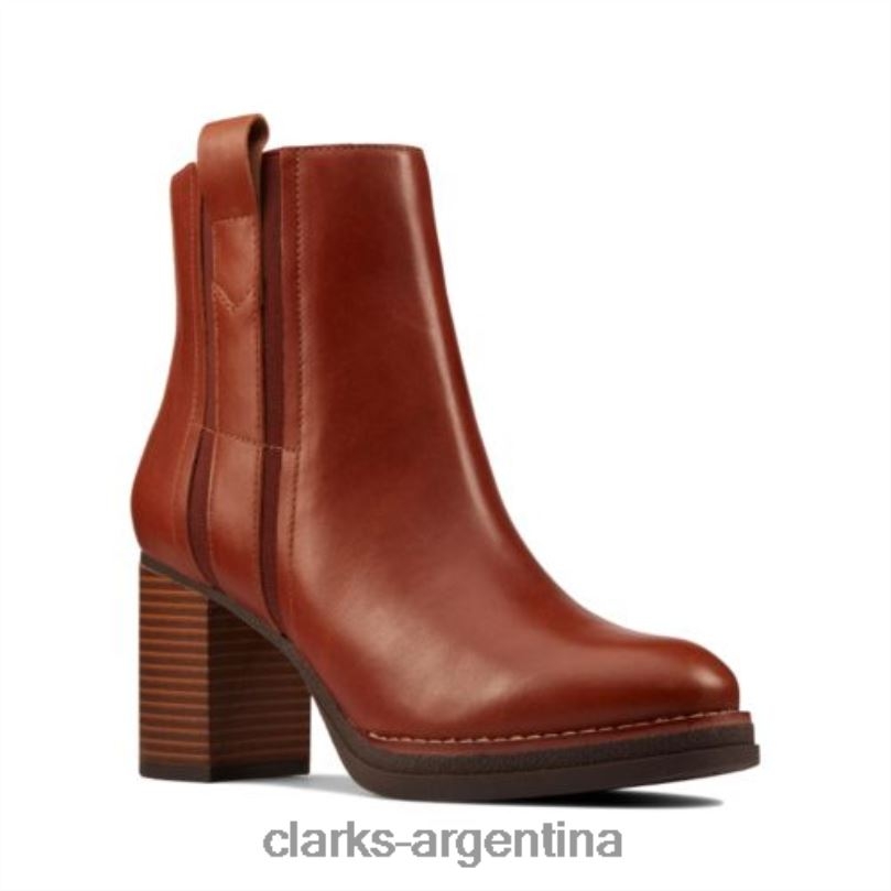 Clarks unisexo 2FZPZ4119 mable easy clarks cuero tostado oscuro cuero bronceado oscuro