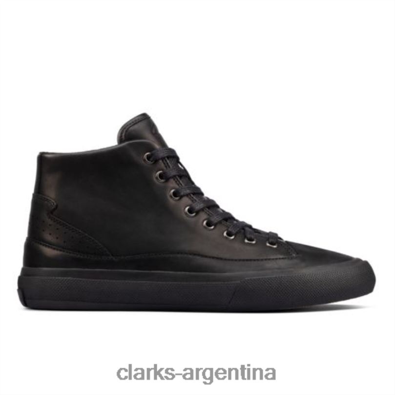 Clarks unisexo 2FZPZ4127 aceley zip hi clarks cuero negro cuero negro