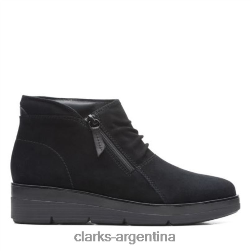 Clarks unisexo 2FZPZ4133 shaylup clarks gamuza negra ante negro
