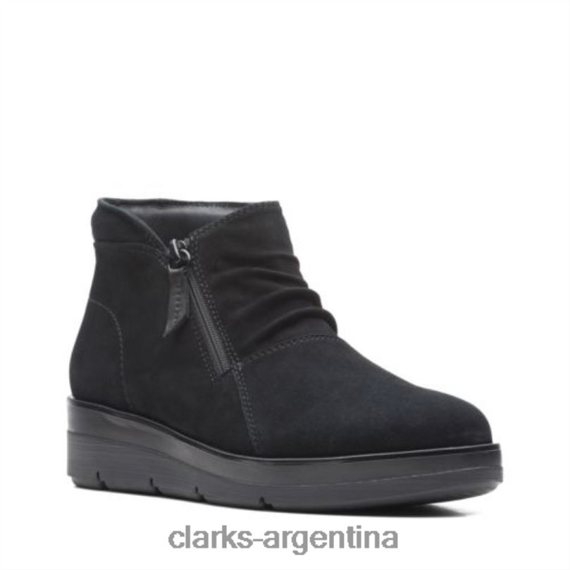 Clarks unisexo 2FZPZ4133 shaylup clarks gamuza negra ante negro