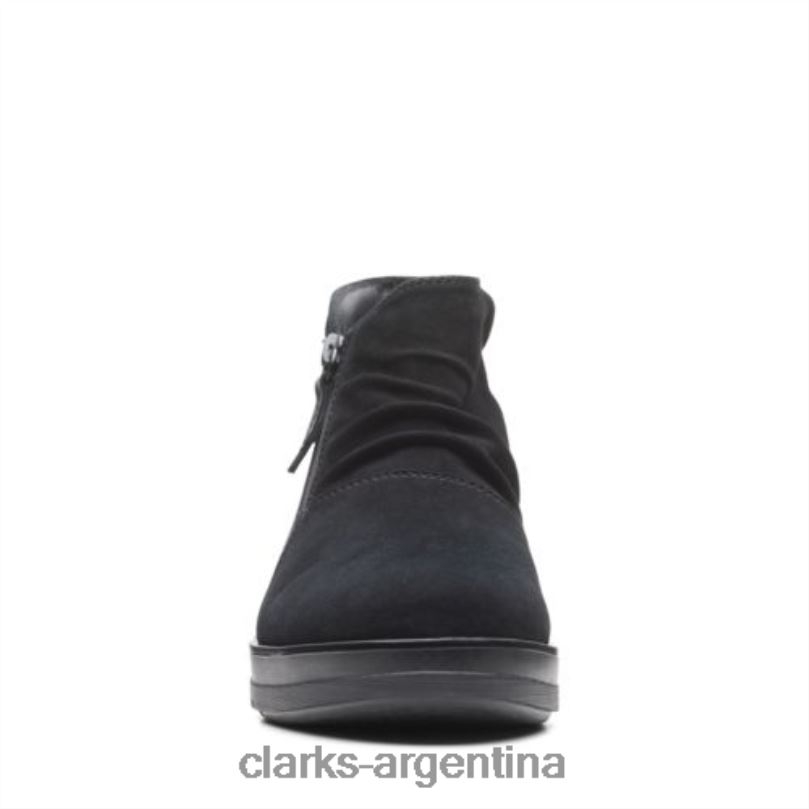 Clarks unisexo 2FZPZ4133 shaylup clarks gamuza negra ante negro