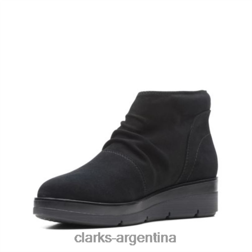 Clarks unisexo 2FZPZ4133 shaylup clarks gamuza negra ante negro