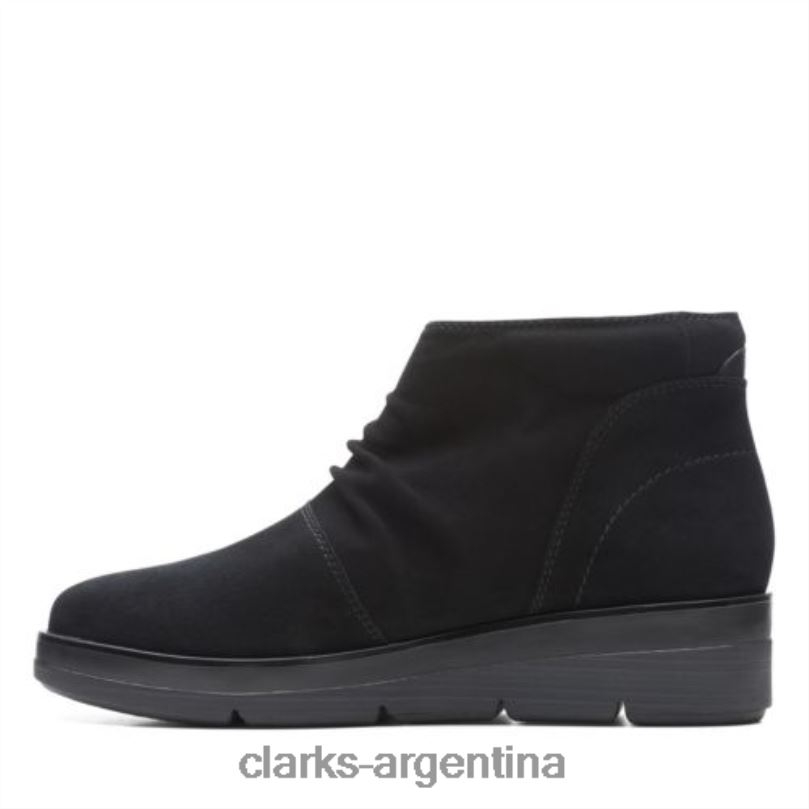 Clarks unisexo 2FZPZ4133 shaylup clarks gamuza negra ante negro