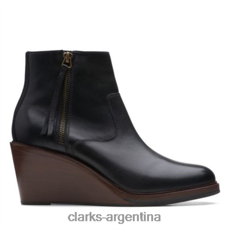 Clarks unisexo 2FZPZ4145 clarks cuero negro clarkdale2 cremallera cuero negro