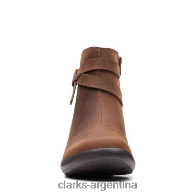 Clarks unisexo 2FZPZ4150 angie especia clarks de cuero bronceado oscuro cuero bronceado oscuro