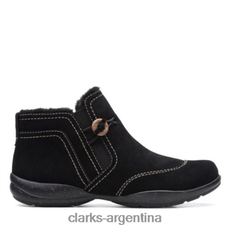 Clarks unisexo 2FZPZ4153 clarks ante negro rosevilleaster ante negro