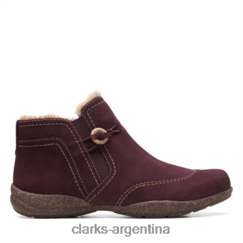 Clarks unisexo 2FZPZ4154 clarks rosevilleaster ante burdeos ante burdeos