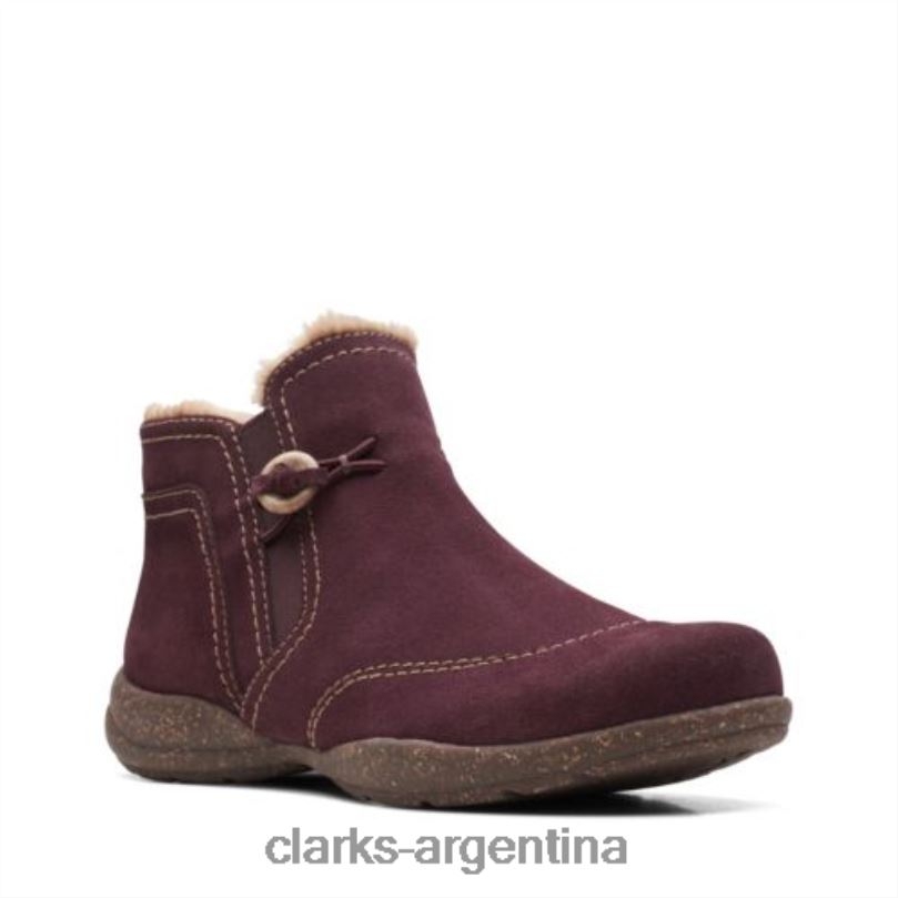 Clarks unisexo 2FZPZ4154 clarks rosevilleaster ante burdeos ante burdeos