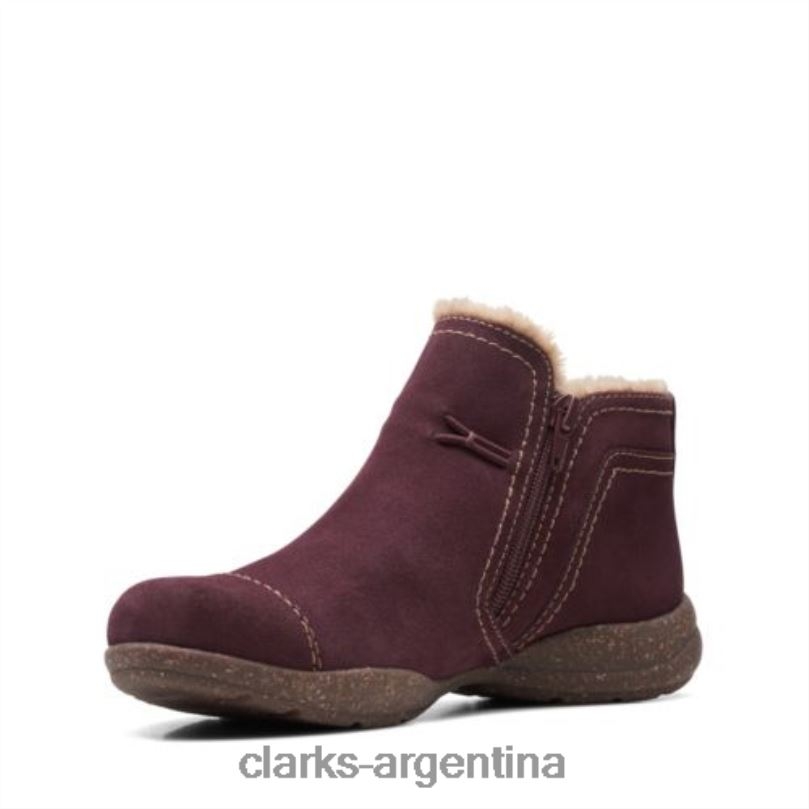 Clarks unisexo 2FZPZ4154 clarks rosevilleaster ante burdeos ante burdeos