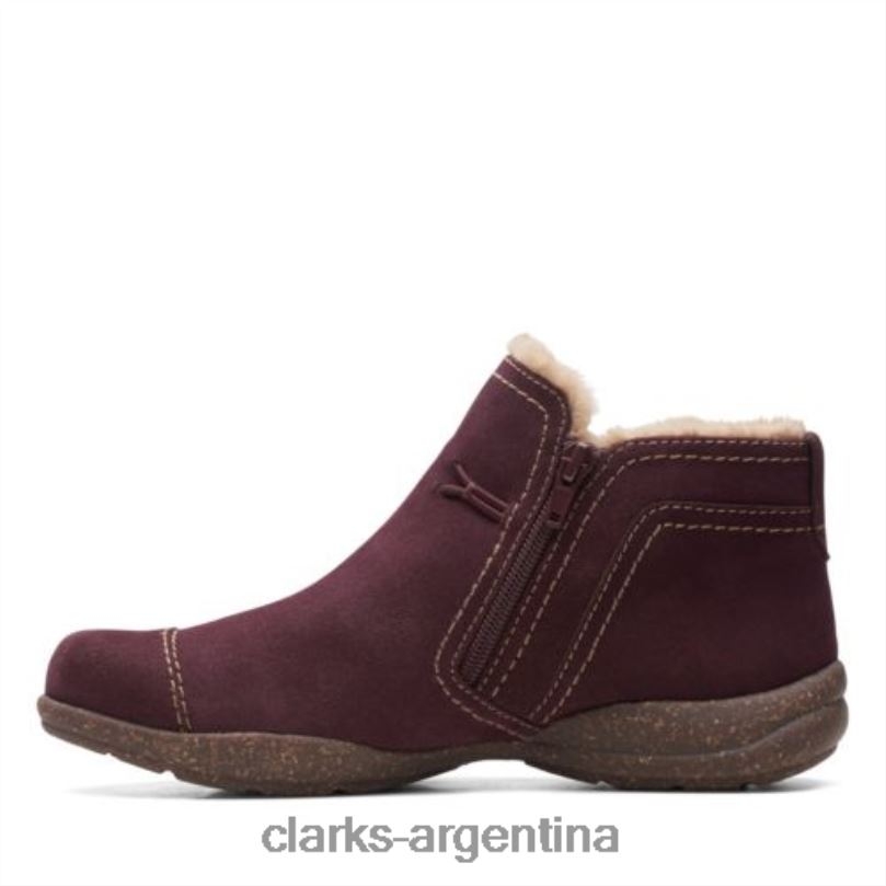 Clarks unisexo 2FZPZ4154 clarks rosevilleaster ante burdeos ante burdeos