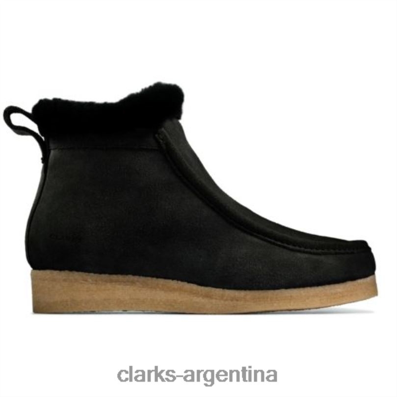 Clarks unisexo 2FZPZ4165 wallabee frost clarks negro sde negro