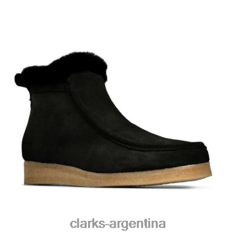 Clarks unisexo 2FZPZ4165 wallabee frost clarks negro sde negro
