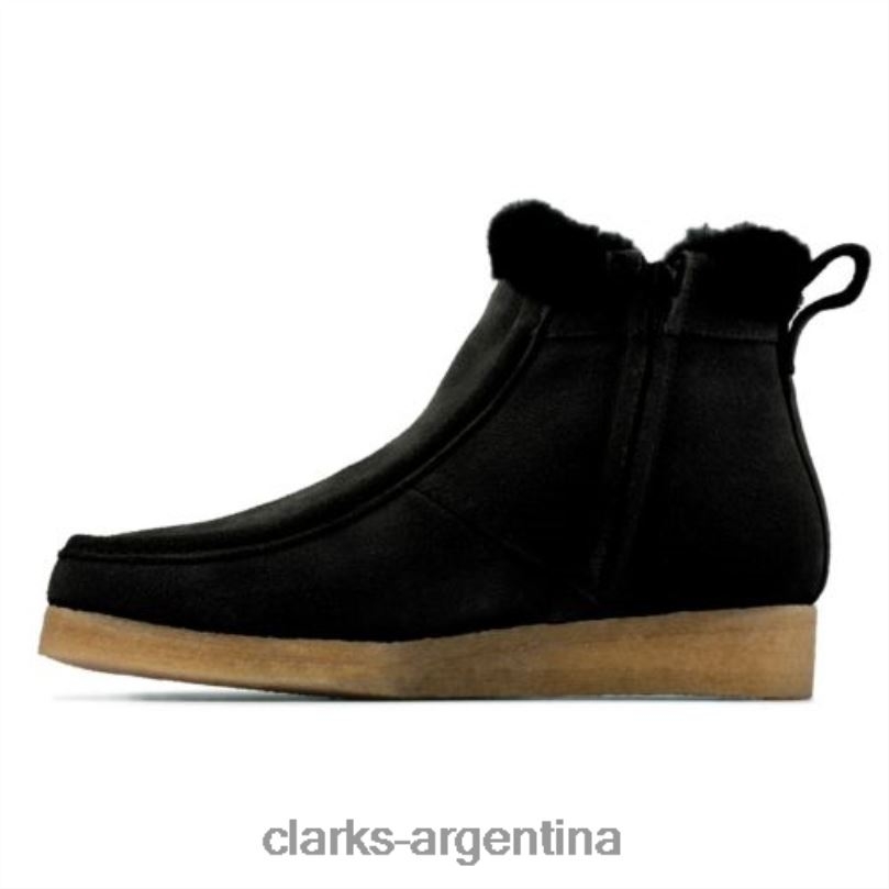 Clarks unisexo 2FZPZ4165 wallabee frost clarks negro sde negro