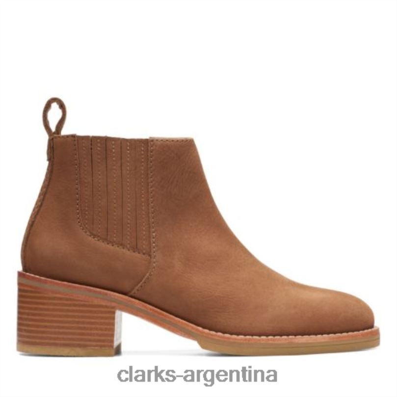 Clarks unisexo 2FZPZ4190 clarks de gamuza color canela claro con top de colonia gamuza color canela claro