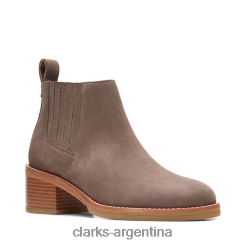 Clarks unisexo 2FZPZ4196 top de colonia color topo oscuro clarks gris pardo oscuro