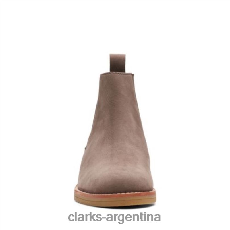 Clarks unisexo 2FZPZ4196 top de colonia color topo oscuro clarks gris pardo oscuro