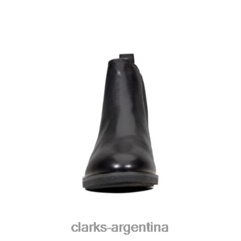 Clarks unisexo 2FZPZ4199 griff plaza clarks cuero negro cuero negro