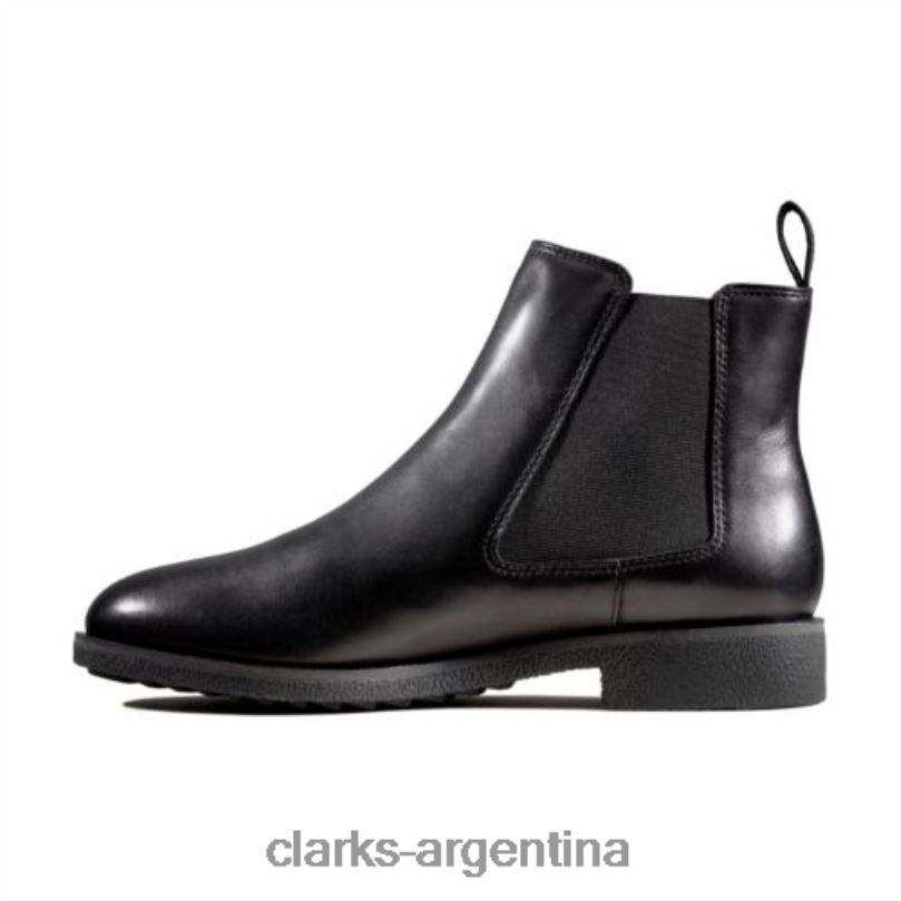 Clarks unisexo 2FZPZ4199 griff plaza clarks cuero negro cuero negro
