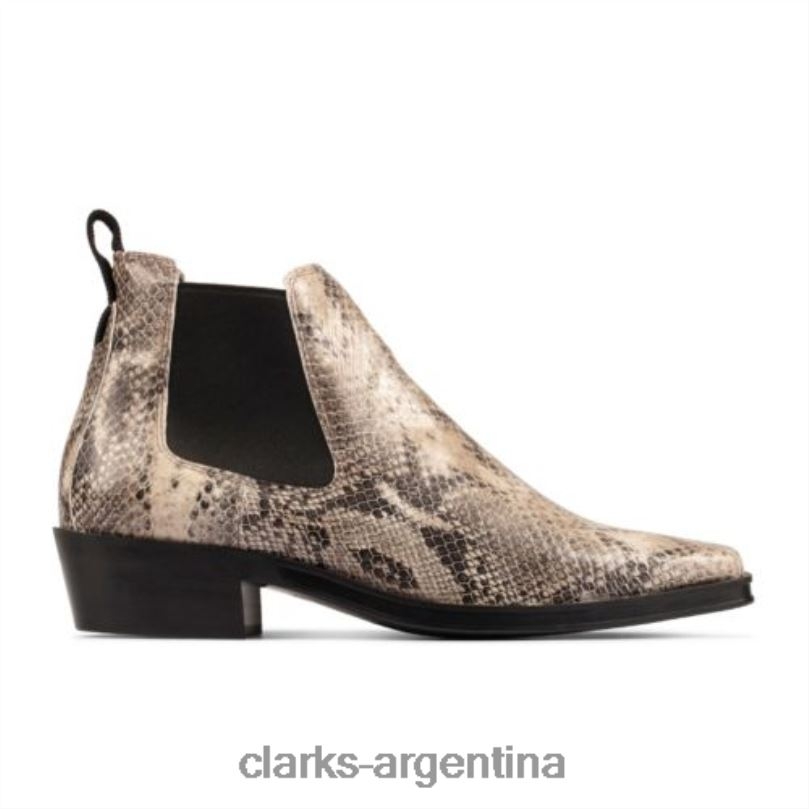 Clarks unisexo 2FZPZ4207 alcina top clarks serpiente gris serpiente gris