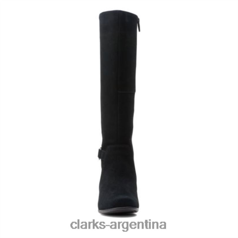 Clarks unisexo 2FZPZ4212 ante negro un damson hi clarks ante negro