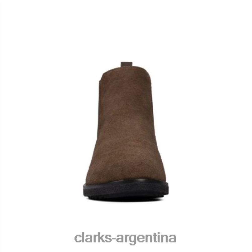 Clarks unisexo 2FZPZ4214 Clarks de gamuza militar Griff Plaza gamuza militar
