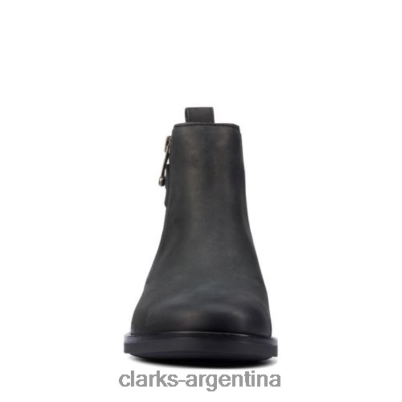 Clarks unisexo 2FZPZ4216 clarks memi lo cuero negro cuero negro