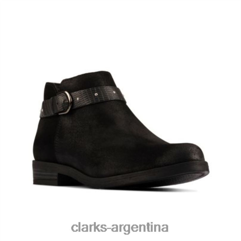 Clarks unisexo 2FZPZ4222 clarks de ante negro demi 2 tonos ante negro
