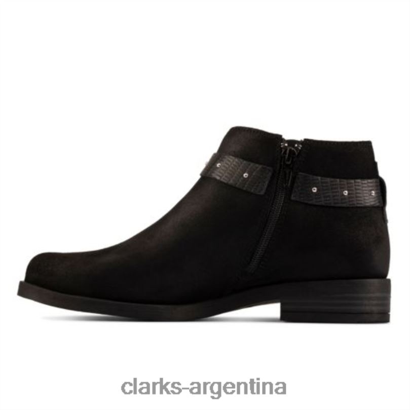 Clarks unisexo 2FZPZ4222 clarks de ante negro demi 2 tonos ante negro