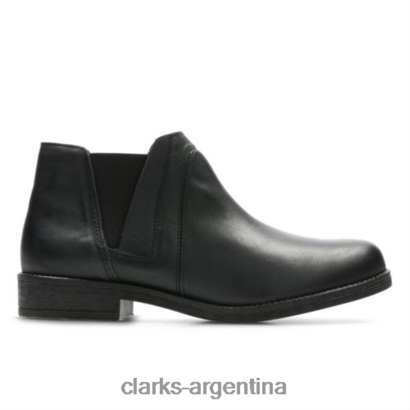 Clarks unisexo 2FZPZ4250 clarks demi beat cuero negro cuero negro