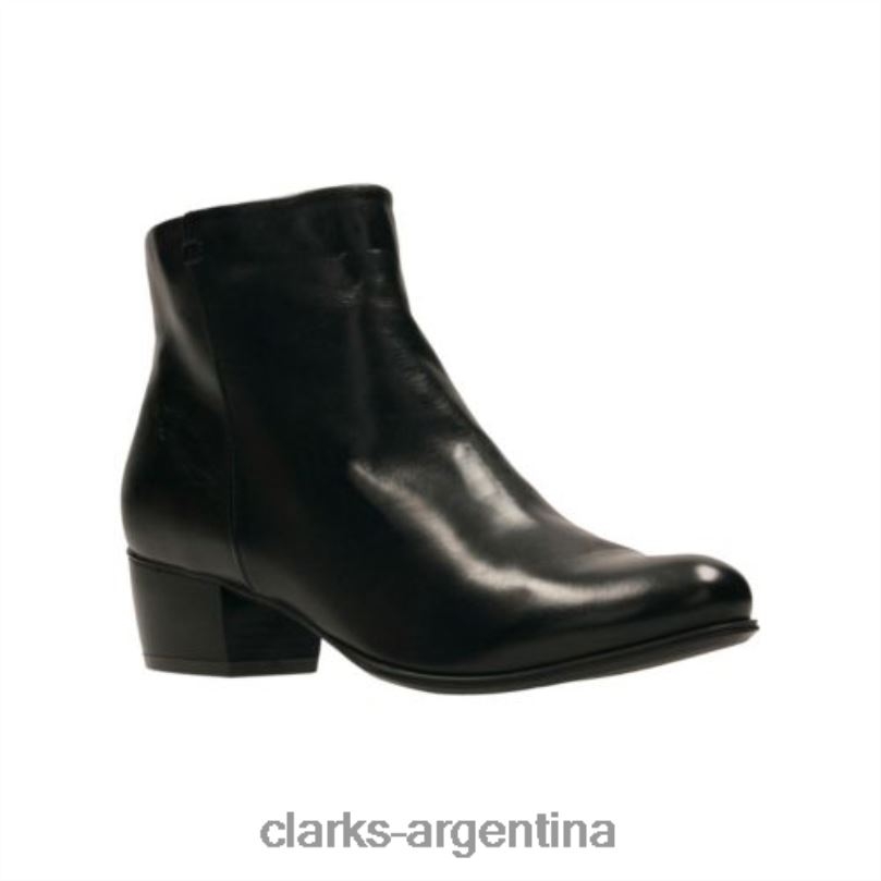 Clarks unisexo 2FZPZ4257 clarks amapola roja negra negro
