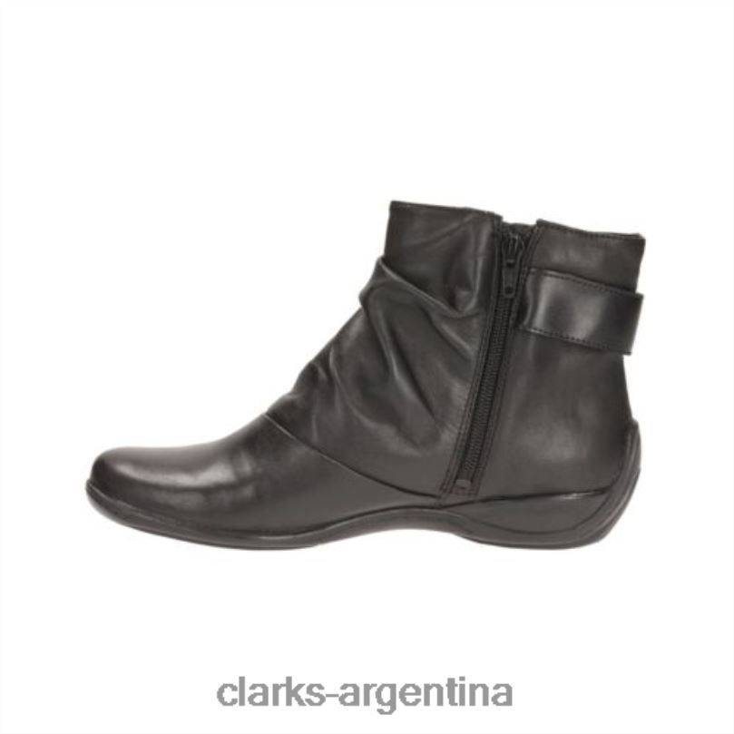 Clarks unisexo 2FZPZ4261 kira cafe clarks cuero negro cuero negro