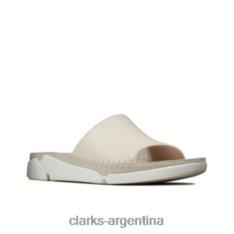 Clarks unisexo 2FZPZ4268 clarks tri slide blancos blanco