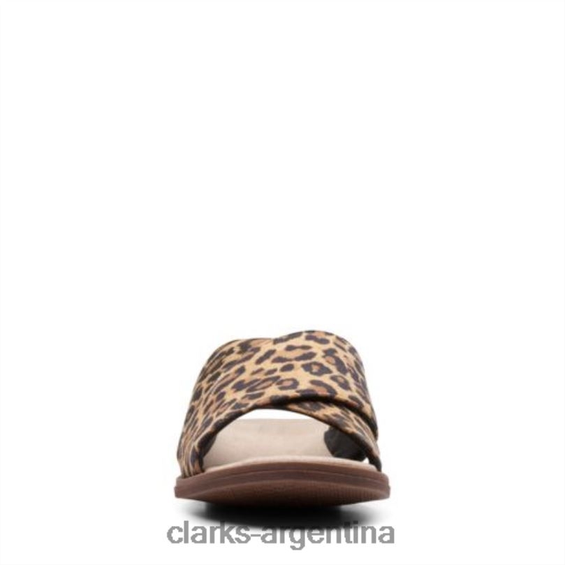 Clarks unisexo 2FZPZ4277 Declan Ivy Clarks ante de leopardo tostado gamuza de leopardo bronceado
