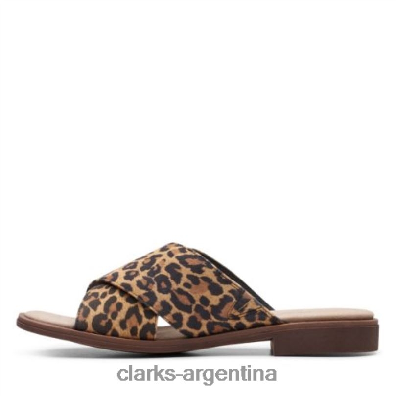 Clarks unisexo 2FZPZ4277 Declan Ivy Clarks ante de leopardo tostado gamuza de leopardo bronceado