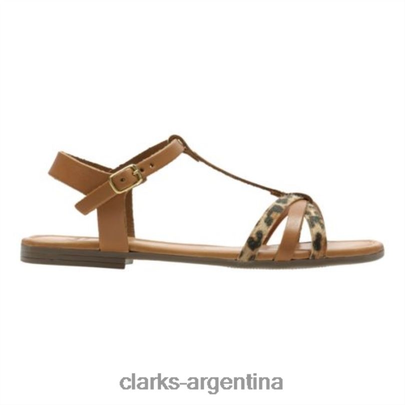 Clarks unisexo 2FZPZ4280 animal print clarks taffrail tulipán Huella animal