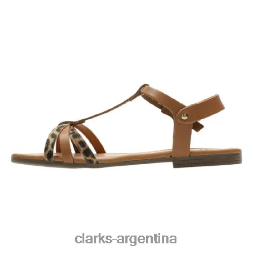 Clarks unisexo 2FZPZ4280 animal print clarks taffrail tulipán Huella animal