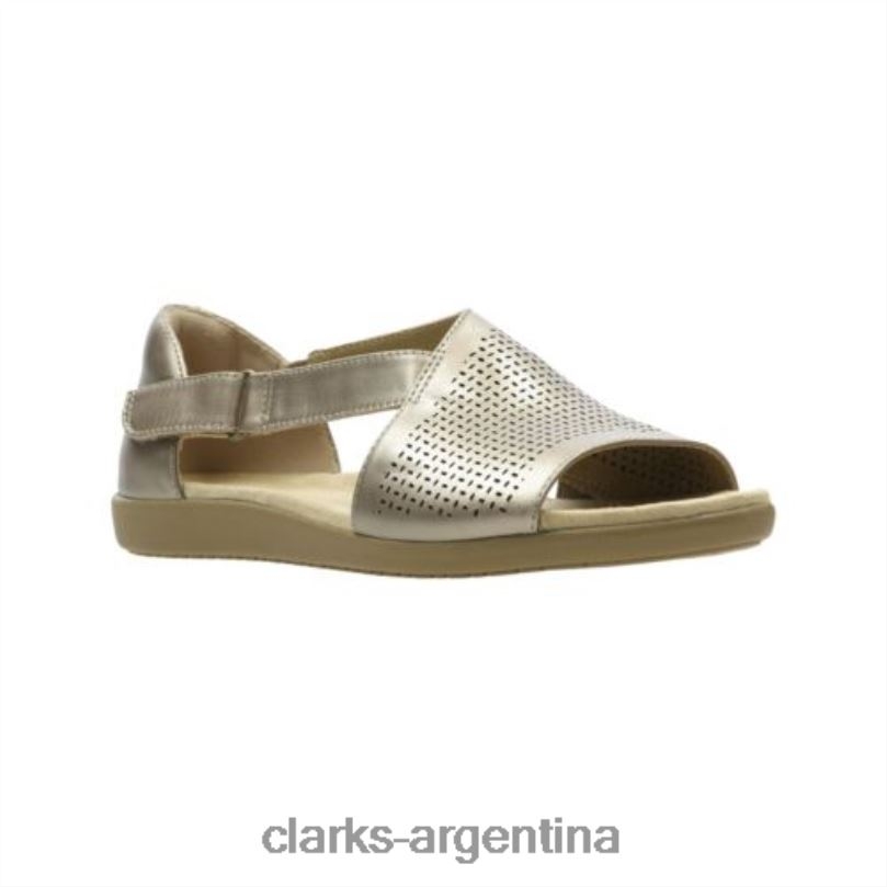 Clarks unisexo 2FZPZ4281 clarks metalizado varix miel metálico