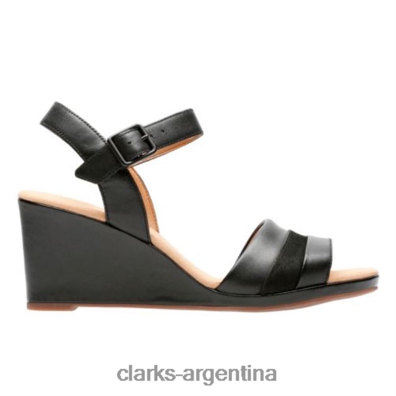 Clarks unisexo 2FZPZ4285 lafley aletha clarks cuero negro cuero negro