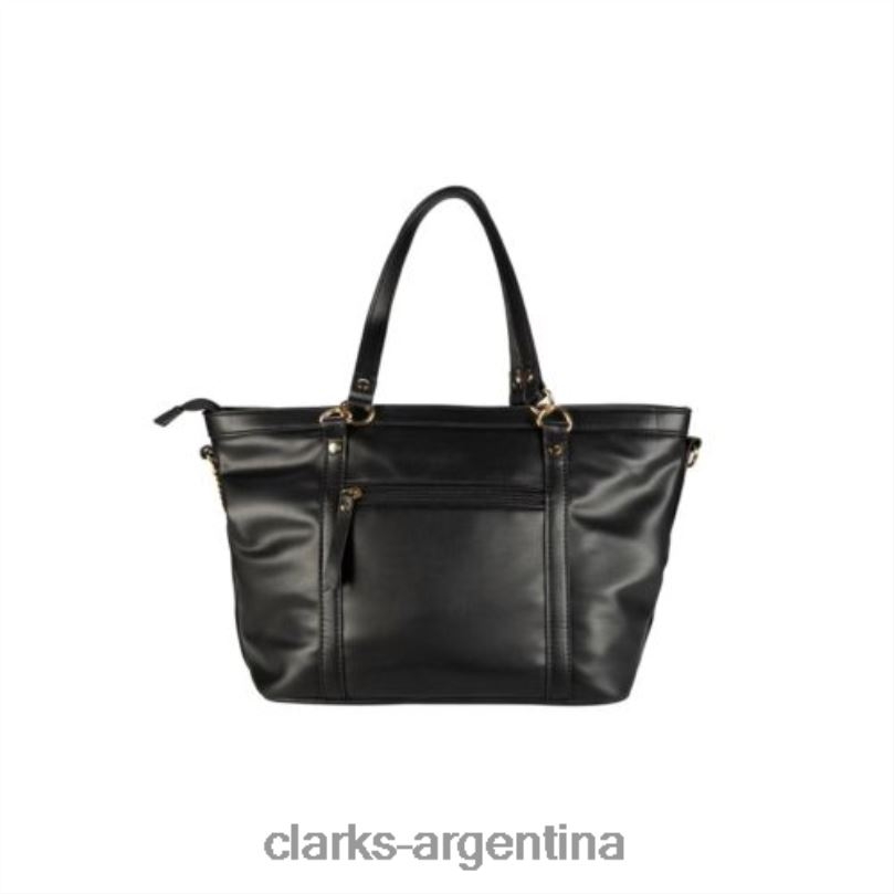 Clarks unisexo 2FZPZ4326 Clarks negros con gema holoptica. negro