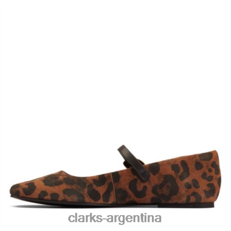 Clarks unisexo 2FZPZ4337 clarks leopardo ante puro tbar ante de leopardo