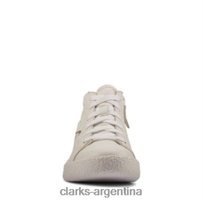 Clarks unisexo 2FZPZ4341 taza artesanal hola clarks cuero blanco cuero blanco