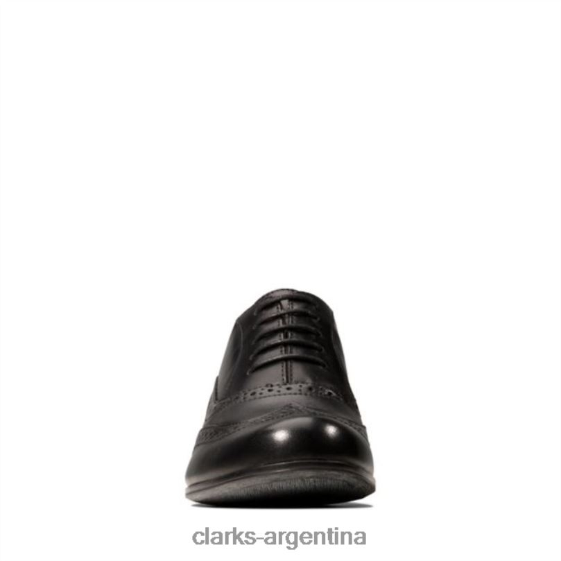 Clarks unisexo 2FZPZ5052 clarks de cuero negro roble hamble cuero negro cuero negro