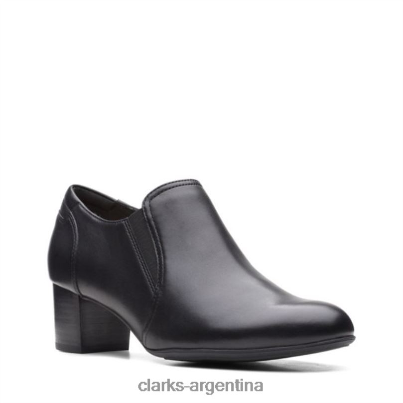 Clarks unisexo 2FZPZ5056 cuero negro clarks linnae way cuero negro cuero negro