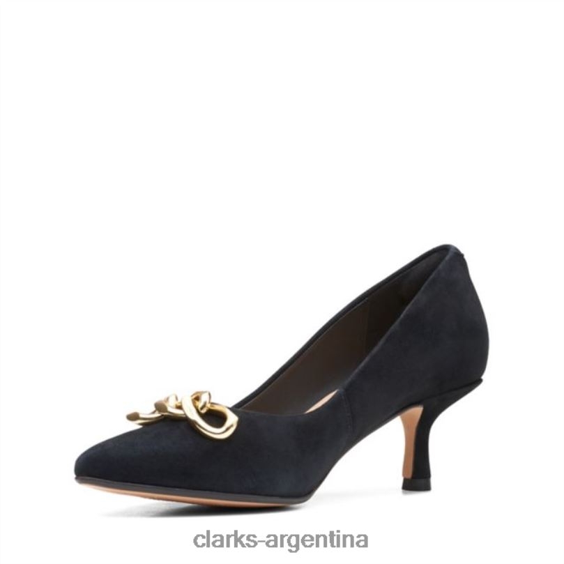 Clarks unisexo 2FZPZ5076 ante negro violeta 55 ribete ante negro clarks ante negro