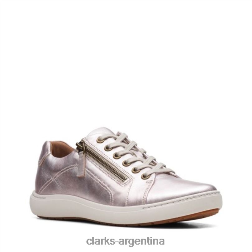 Clarks unisexo 2FZPZ5107 clarks nalle encaje platino platino