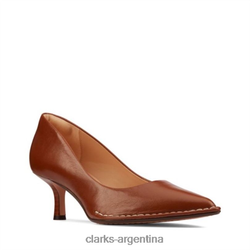 Clarks unisexo 2FZPZ5131 cuero tostado clarks thorna 55 corte cuero tostado cuero marrón