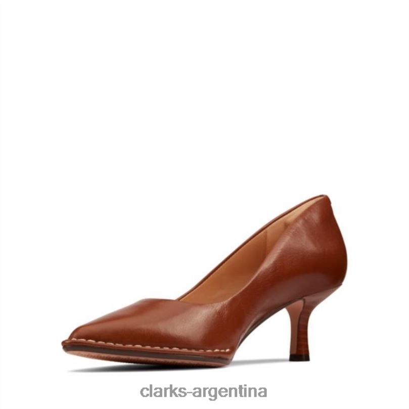 Clarks unisexo 2FZPZ5131 cuero tostado clarks thorna 55 corte cuero tostado cuero marrón