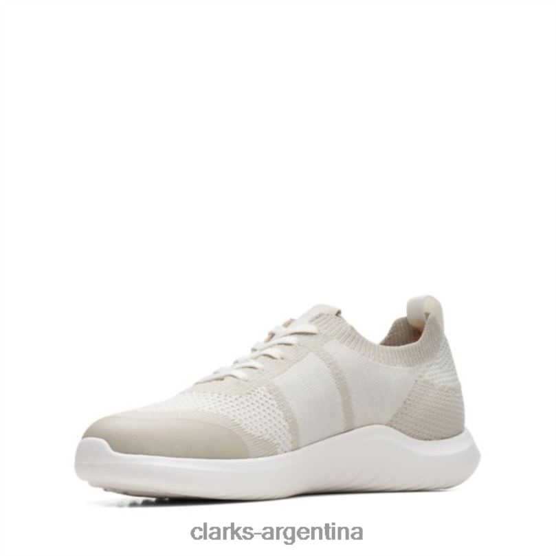 Clarks unisexo 2FZPZ5166 nova lite encaje punto blanco clarks de punto blanco punto blanco