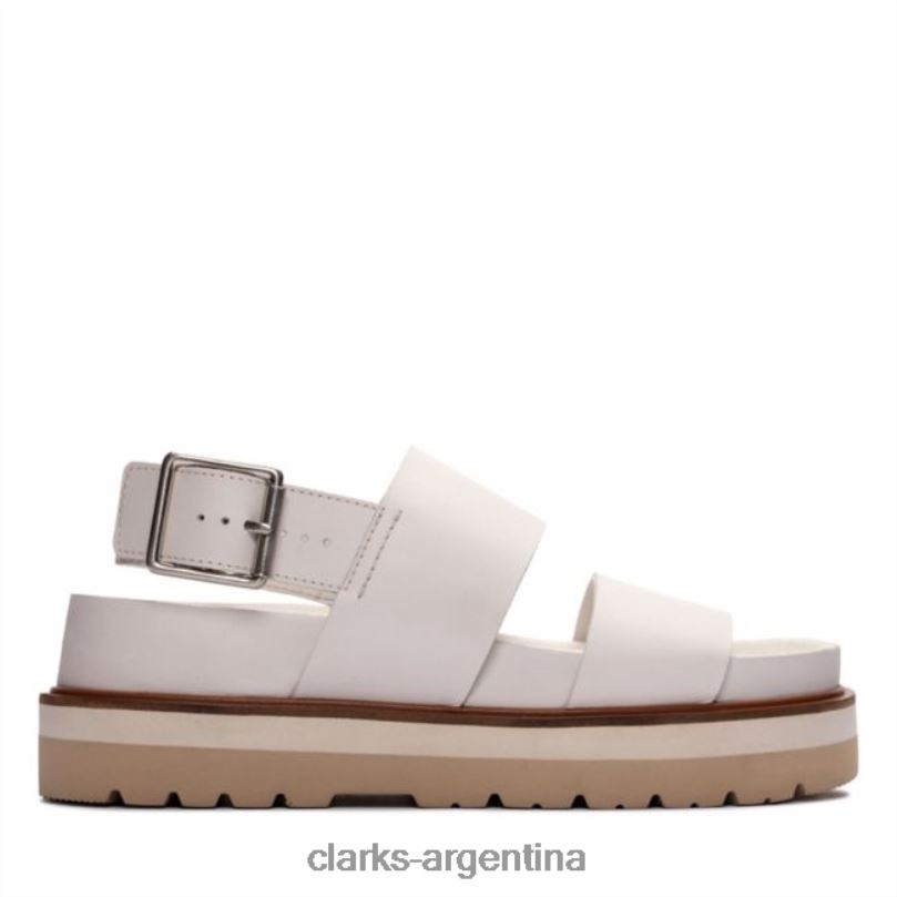 Clarks unisexo 2FZPZ5217 clarks cuero blanco orianna correa cuero blanco cuero blanco