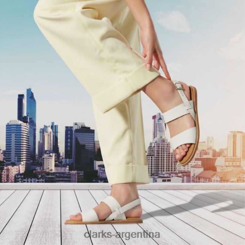 Clarks unisexo 2FZPZ5229 correa karsea blanca clarks blanca blanco